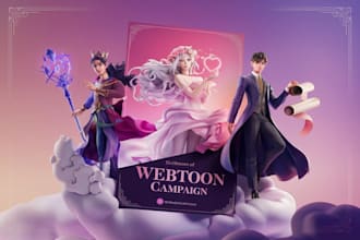 do organic and viral webtoon promotion, wattpad, manga, tapas to target audience