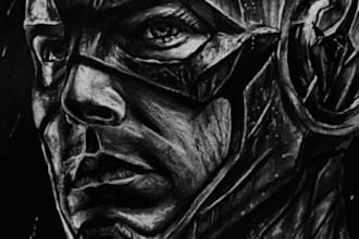 draw realistic graphite pencil portraits