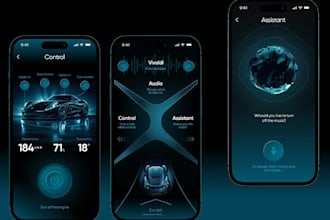 build self driving car app, electronic car mobile app, public transportation app