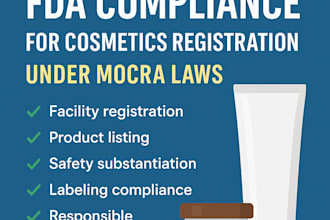 navigate fda compliance for cosmetics registration under mocra laws