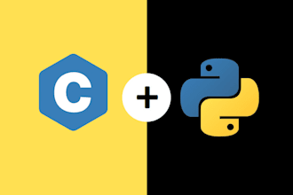 write and debug code in python and c