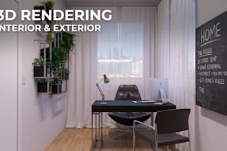 create photorealistic 3d architectural renderings