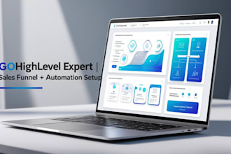 design gohighlevel sales funnels, course landing pages, and ai integrations