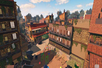 build a roblox city map, terrain map, roblox vfx, simulator map in roblox studio