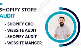 review shopify store website manager shopify audit website audit shopify cro