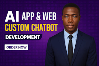 develop ai chabot, ai mobile app, ai website, ai agent, ai saas app, vapi ai