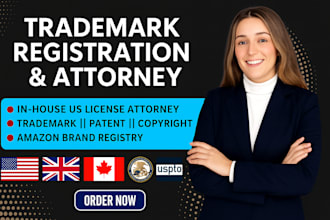 be your attorney for trademark registration, brand name logo office action uspto