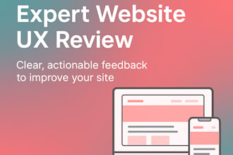 review your website and give clear, honest UX feedback