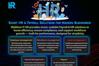 develop a custom HR management system using laravel