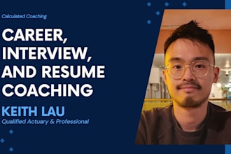 coach you through career development and interviews