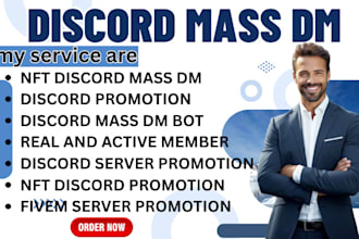 do fivem server promotion, fivem game server ads, rust server promotion, mass dm
