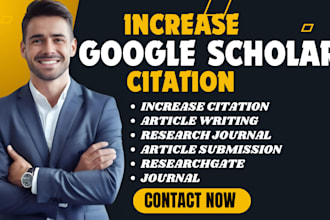 increase google scholar citations in top ranking journal by promoting articles