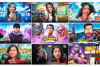 design high CTR gaming thumbnails to get more clicks
