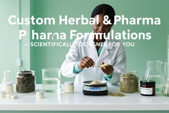 be formulation chemist for herbal remedies, pharma products
