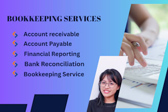be quickbooks online and bookkeeping, bank reconciliation