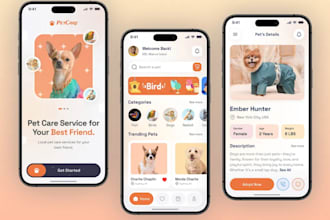 build pet app pet matchmaking app pet health app pet tracker ap similar to rover