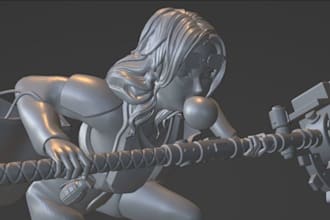 create detailed warhammer 3d model for 3d printing, painting for tabletop gaming