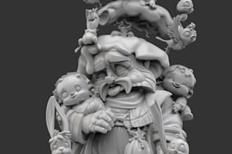 3d orc,ttrpg,table top,head bust,texturing,3d printing,stl,character sculpting
