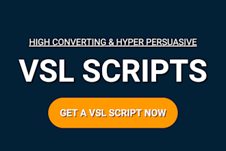 do copywriting for high converting vsl ads
