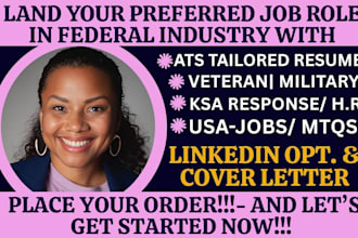 write federal resume ksa response executive resume tailored for military veteran