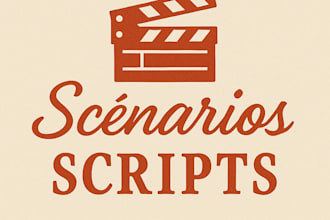 write a compelling script or screenplay in french, english or spanish