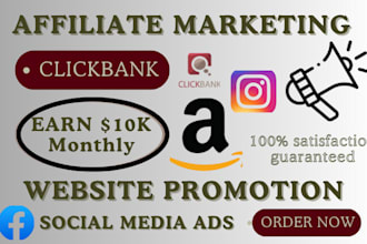 promote clickbank, amazon affiliate marketing, sale funnel, shopify marketing