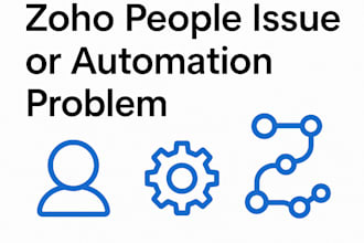 fix any zoho people issue with automation, forms, permissions etc