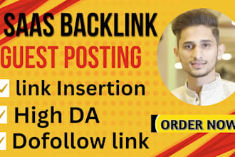 do saas guest post or link placement on high DR saas blog