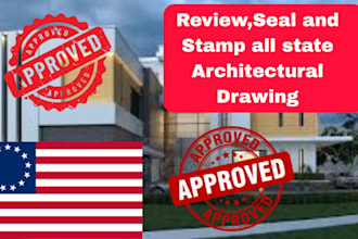 draw stamp architectural and engineering drawing city permit mep floor plan