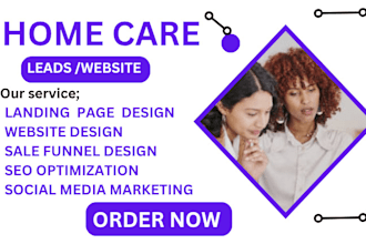 home care leads home care home care website elderly care elderly care leads