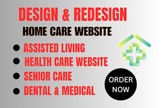home care website healthcare design healthcare website assisted on wordpress wix