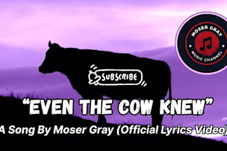 produce country songs, create lyrics videos and manage country music channel