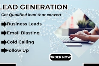 be your sales representative expert, sales closer, linkedln leads and lead list