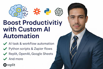 build ai automation workflows using replit, python and gpt bots
