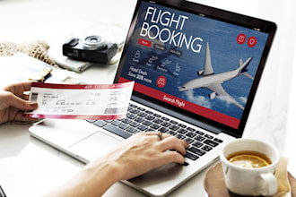 generate qualified jet booking leads flight booking website marketing funnel