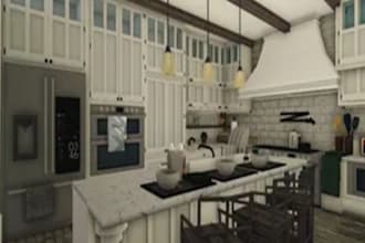 do a roblox building for you, interior and exterior, lights