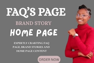 write frequently asked questions faqs page for your website