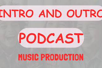 produce custom intro and outro podcast music radio jingle for brand youtube