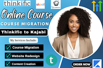 do teachable, udemy, online course migration, thinkific to kajabi, ghl, skool