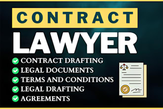 draft legal contracts, agreements, motions, policies and complaints