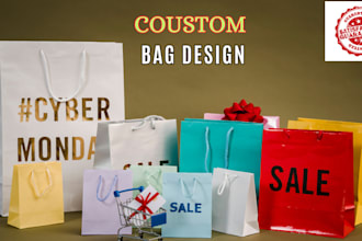 design a custom shopping bag for your brand