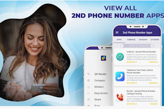 develop temp number app, esim app, virtual phone number provider app