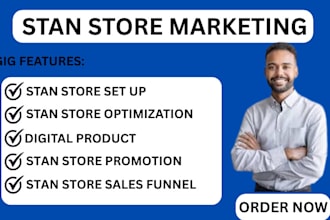 do stan store setup, stan store marketing, stan store optimization,