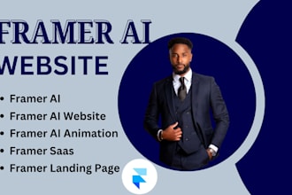 develop a framer ai saas website framer ai animation framer landing page