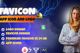 design premium favicon, logo or app icon in 24hrs