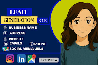 be your expert in lead generation and prospect list building