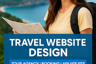 design travel and tour website travel agency with travel affiliate website