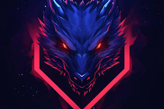 make  fantasy, rpg, sci fi, steam, app animated game logo