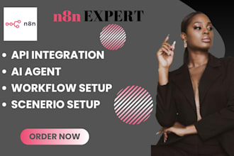 n8n API integration n8n ai agent API integration replit workflow