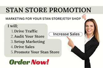 do stan store marketing promotion audit promote market my stan store SEO
